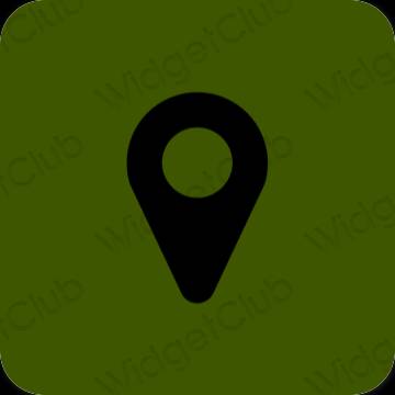 Icone delle app Map estetiche