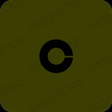 Estetyczne Coinbase ikony aplikacji