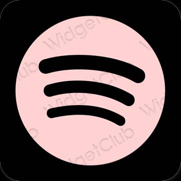 نمادهای برنامه زیباشناسی Spotify