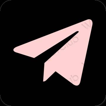 Ikon aplikasi estetika Telegram