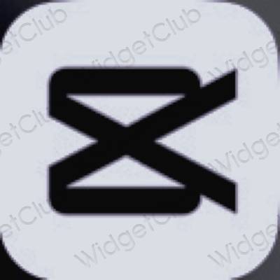 Æstetiske CapCut app-ikoner