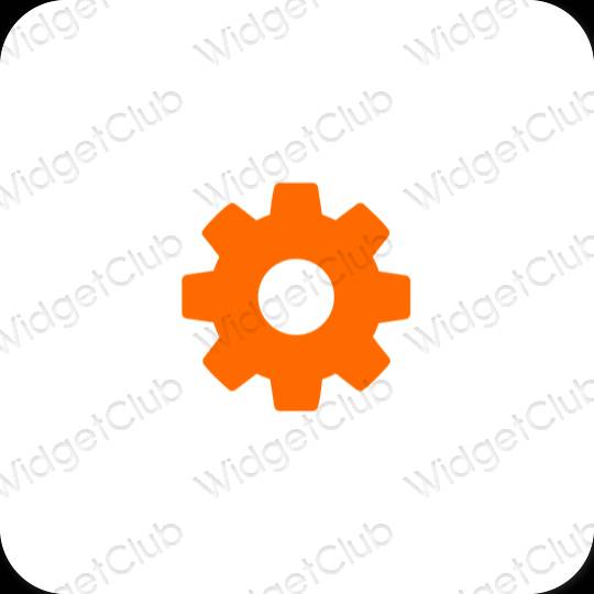 Esthetische Settings app-pictogrammen