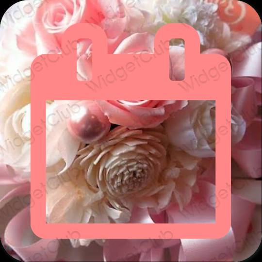 Esthétique rose Yahoo! icônes d'application