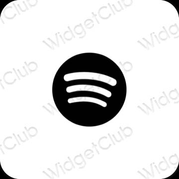 Esthetische Spotify app-pictogrammen