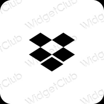 Ästhetische Dropbox App-Symbole