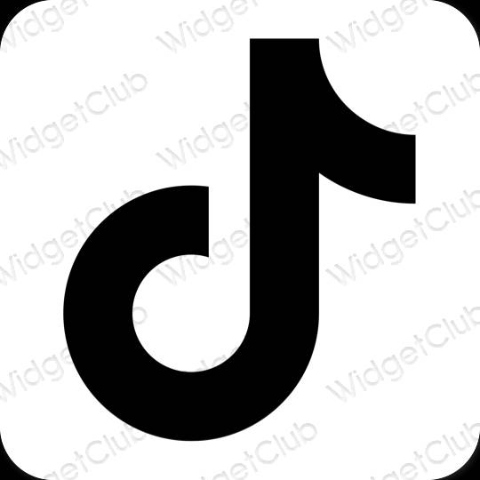 Esthetische TikTok app-pictogrammen