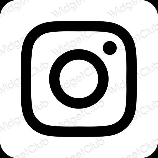 Esthetische Instagram app-pictogrammen