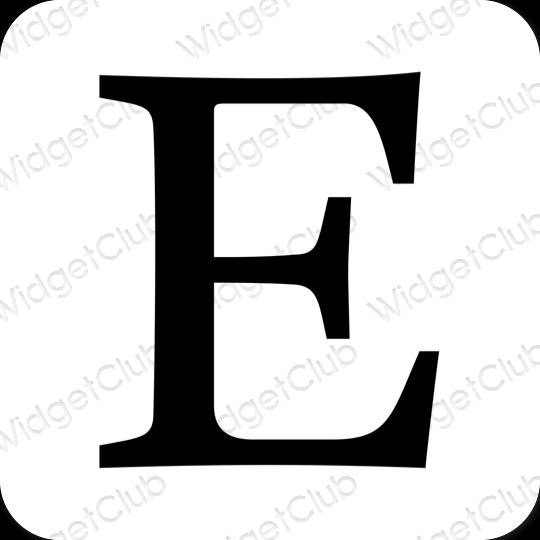 Estetické ikony aplikací Etsy