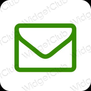 نمادهای برنامه زیباشناسی Mail