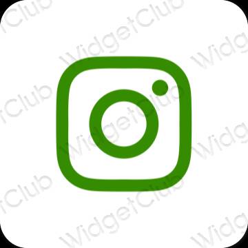 جمالية Instagram أيقونات التطبيقات