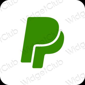 نمادهای برنامه زیباشناسی Paypal