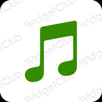 Icônes d'application Apple Music esthétiques