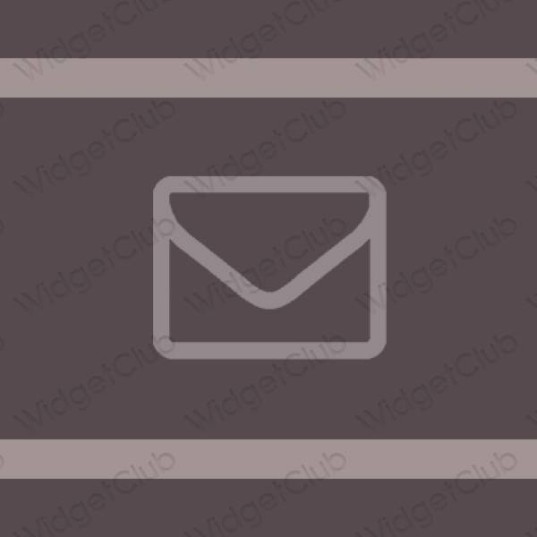 Esthetische Mail app-pictogrammen