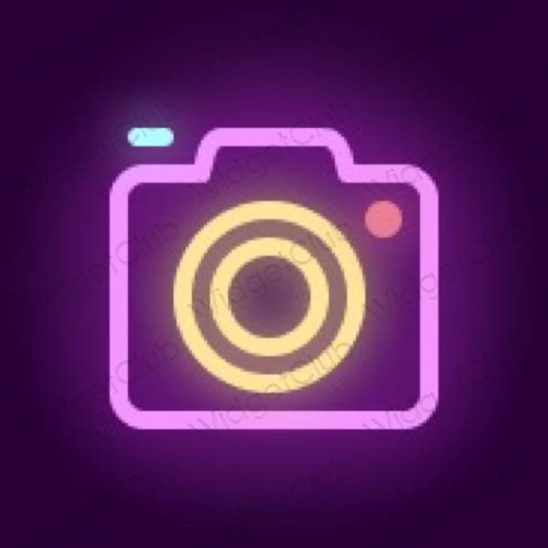 Esthetische Camera app-pictogrammen