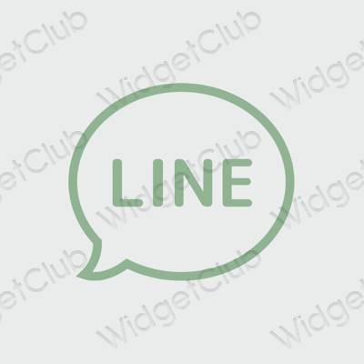 Estetske LINE ikone aplikacija