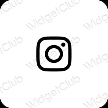 Estetické ikony aplikací Instagram