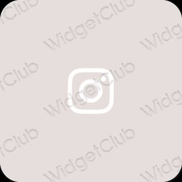 Estetické ikony aplikací Instagram