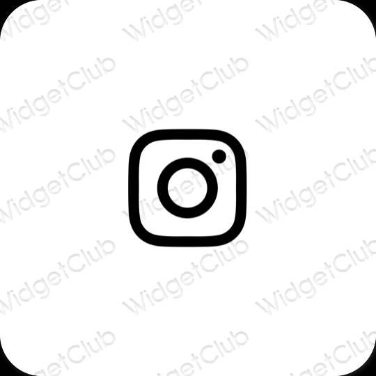Estetické ikony aplikací Instagram