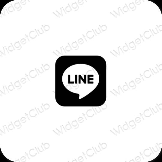 Aesthetic LINE app icons