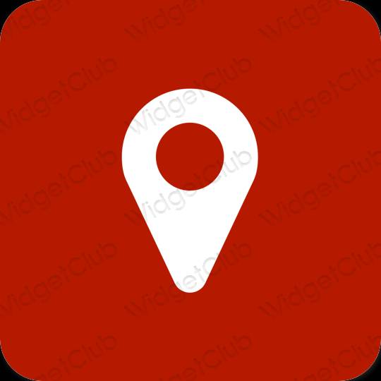 Icone delle app Google Map estetiche