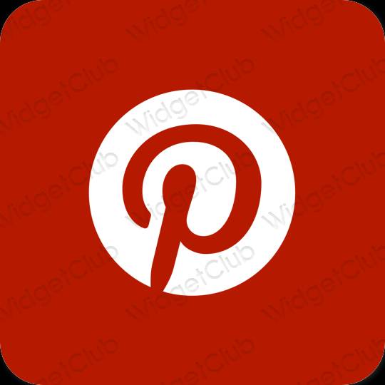 Ikon aplikasi estetika Pinterest