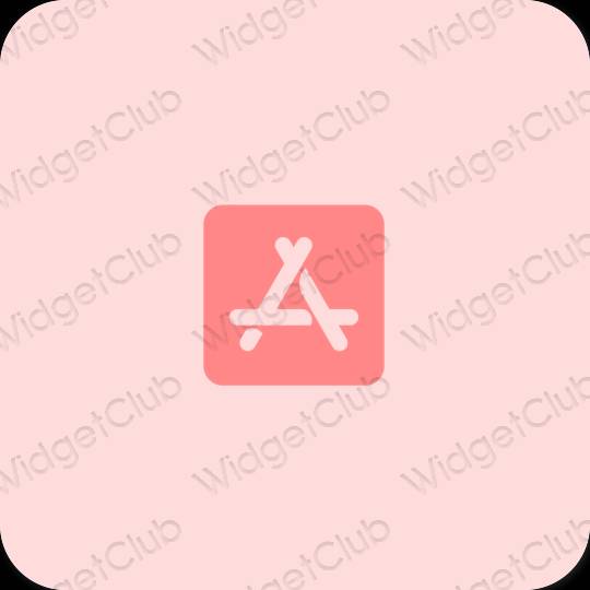 Æstetisk pastel pink AppStore app ikoner