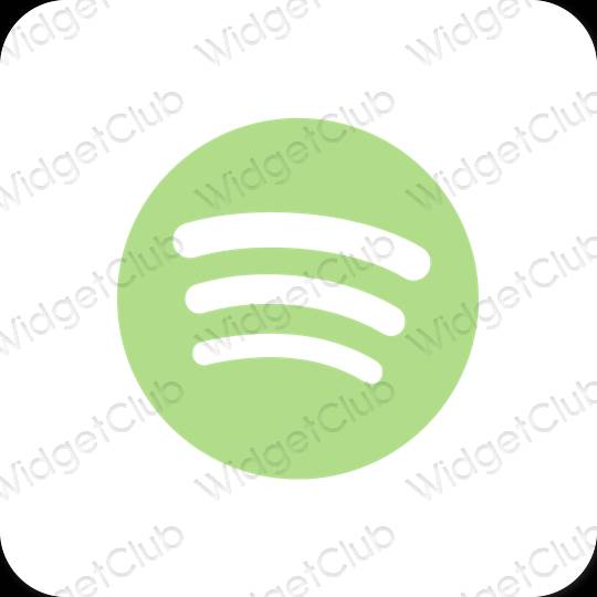 Estética Spotify ícones de aplicativos