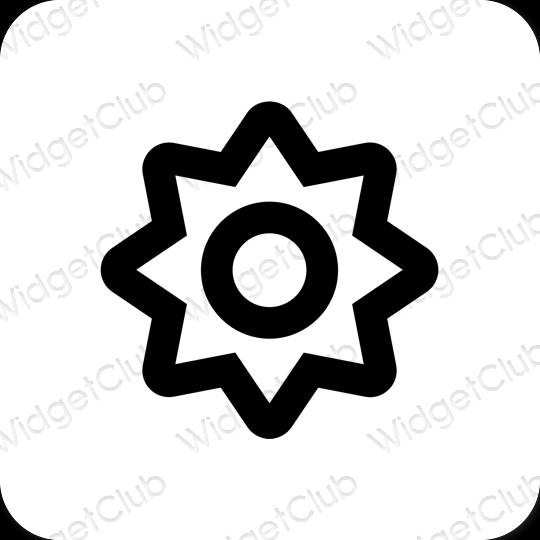Ästhetische Settings App-Symbole