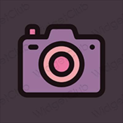 Esthetische Camera app-pictogrammen