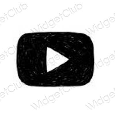 جمالية Youtube أيقونات التطبيقات