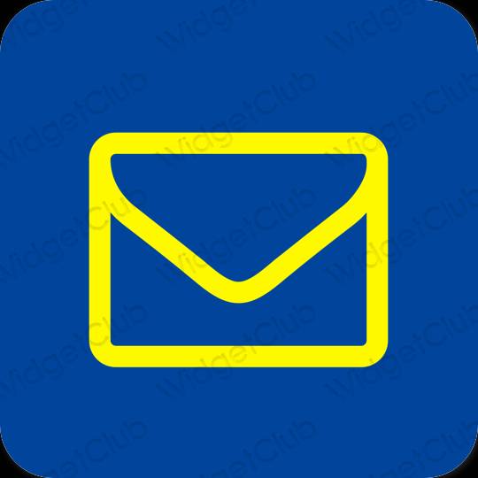 미적인 보라색 Mail 앱 아이콘