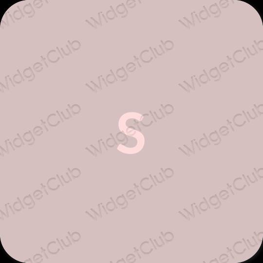 Estético rosa pastel SHEIN iconos de aplicaciones