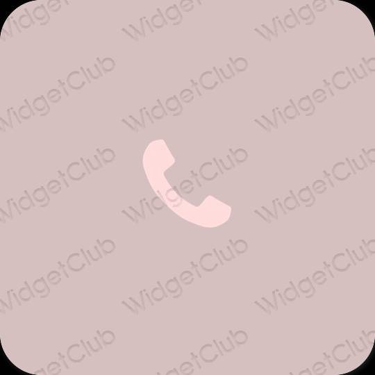 Estetisk rosa Phone app ikoner