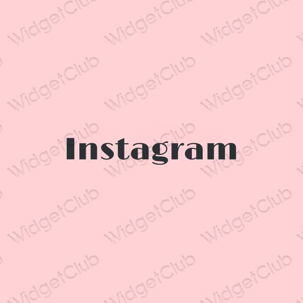 Estetické ikony aplikací Instagram