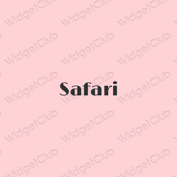 جمالية Safari أيقونات التطبيقات