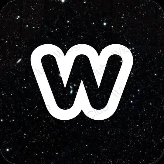 Estetické ikony aplikací Weebly