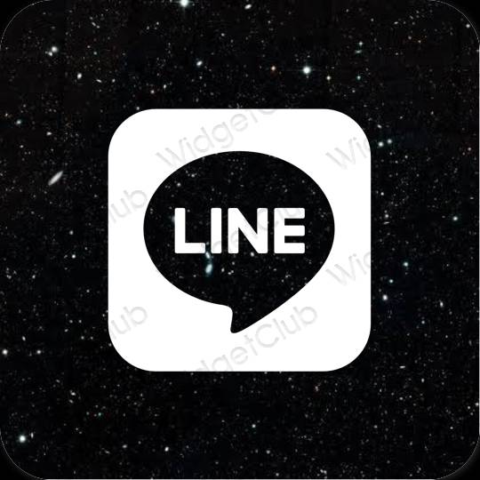 Æstetiske LINE app-ikoner