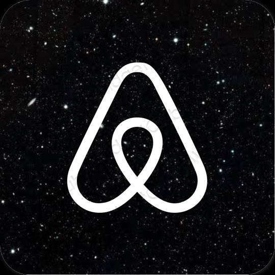 ესთეტიკური Airbnb აპლიკაციის ხატები