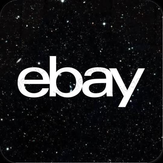 Esthetische eBay app-pictogrammen