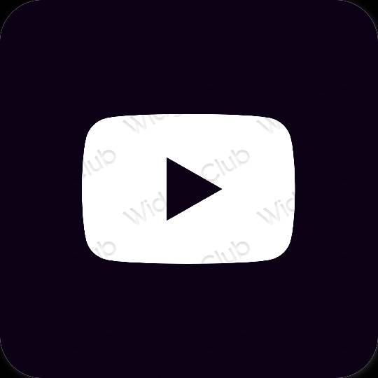 جمالية Youtube أيقونات التطبيقات