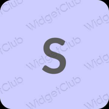 Ästhetisch pastellblau SHEIN App-Symbole