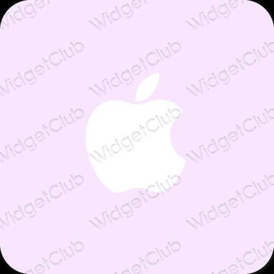 เกี่ยวกับความงาม สีม่วง Apple Store ไอคอนแอพ