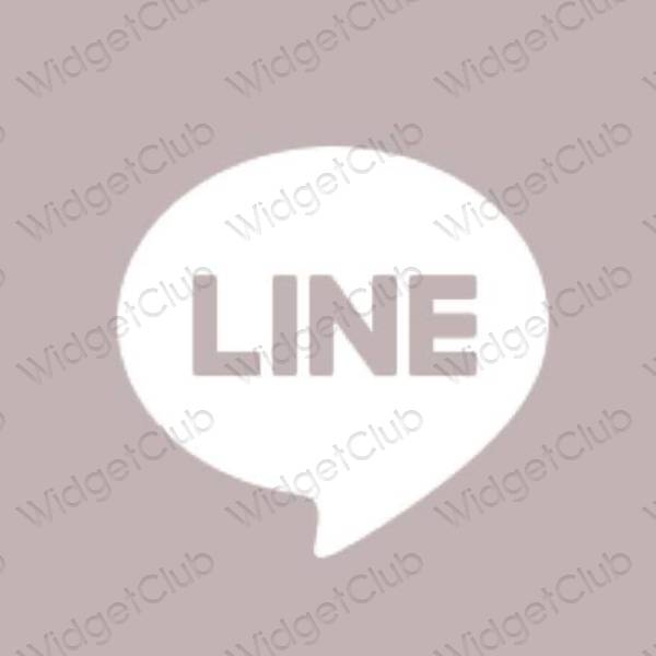 Estética LINE iconos de aplicaciones