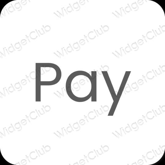 Estética PayPay ícones de aplicativos