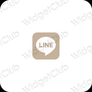 Αισθητικά LINE εικονίδια εφαρμογής