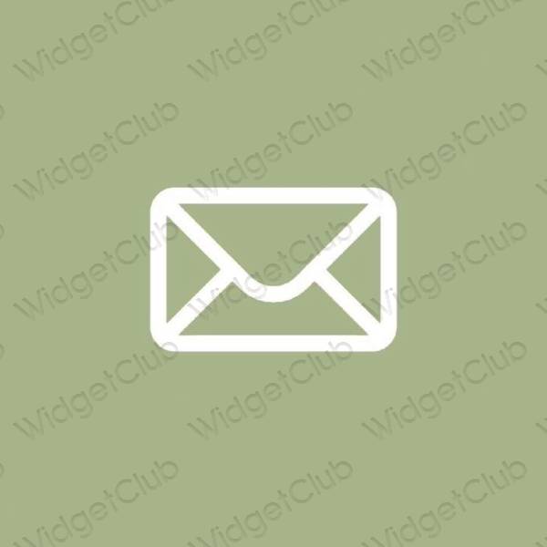 Icônes d'application Mail esthétiques