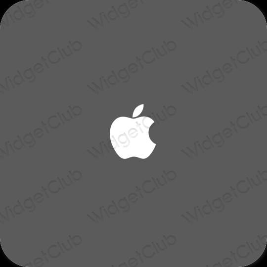 Estetis Abu-abu Apple Store ikon aplikasi