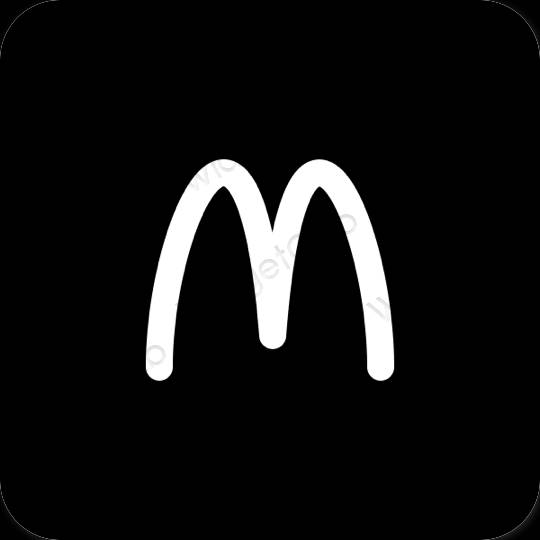 McDonalds おしゃれアイコン画像素材