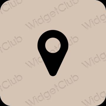אֶסתֵטִי בז' Map סמלי אפליקציה