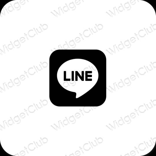 Естетске LINE иконе апликација